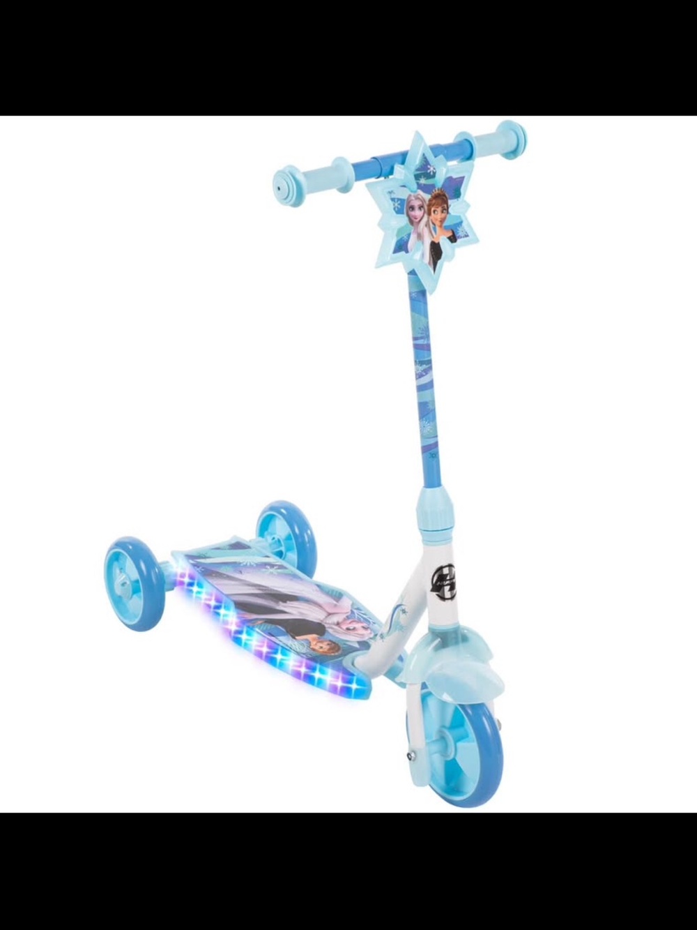Frozen Light-Up Blue 3-Wheel Scooter for Kids